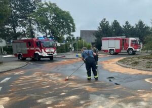 Veröffentlichung Verkehrsbehinderung durch Ölspur in Wixhausen Veröffentlichung Verkehrsbehinderung durch Ölspur in Wixhausen